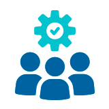 Improve employee retention icon
