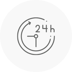 24 hour installation icon