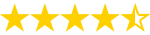 5 star reviews