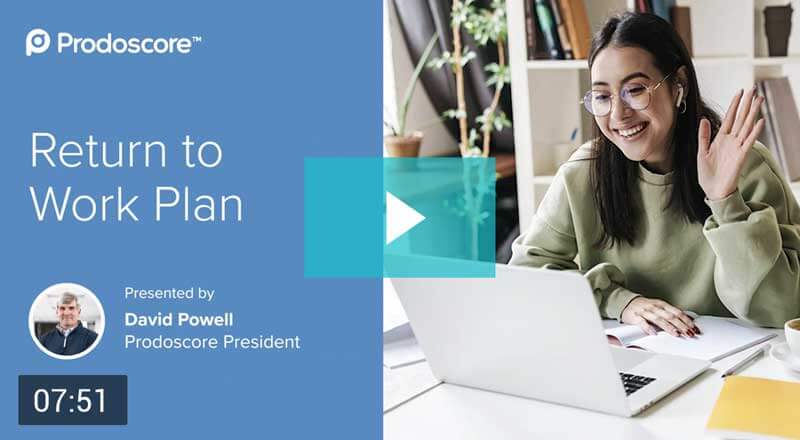 Return to work plan Prodoscore webinar