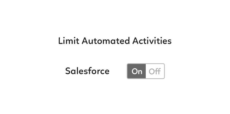 Limit Automated Activities