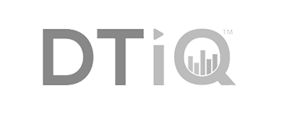DTiQ black and white customer logo