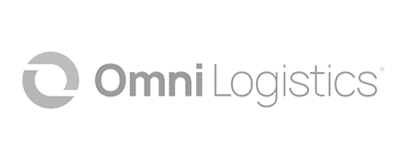 Omni Logistics black and white customer logo