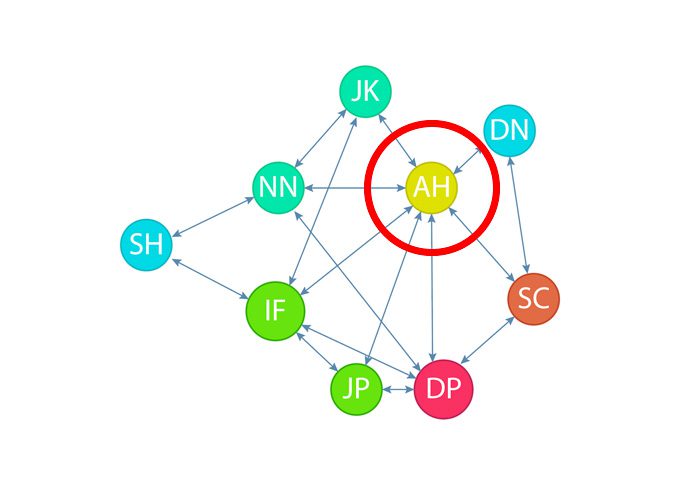 Network Web on Collaborators