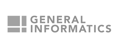General Informatics black and white customer logo