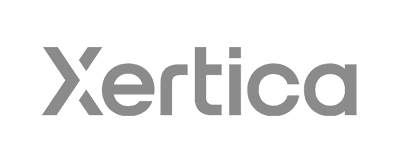 Xertica black and white customer logo