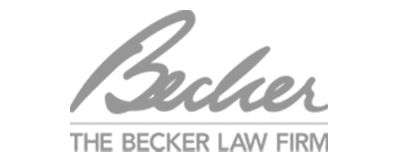 Becker Law Firm black and white customer logo