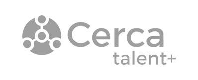 Cerca Talent black and white customer logo