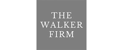The Walker Firm black and white customer logo