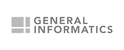 General Informatics black and white customer logo