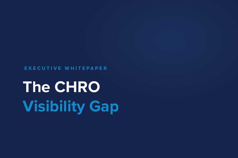 The CHRO Visibility Gap - White Paper Thumbnail
